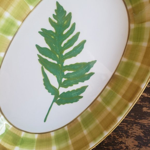 Fern Plate, Wangs Cottagecore Farm 70s Dishware - Picture 3 of 5